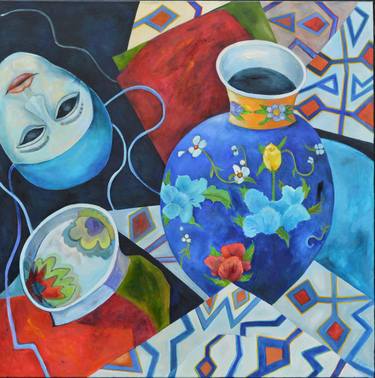 Print of Expressionism Still Life Paintings by jenny bennett