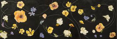 Original Fine Art Floral Paintings by jenny bennett