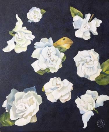 Original Realism Floral Paintings by jenny bennett