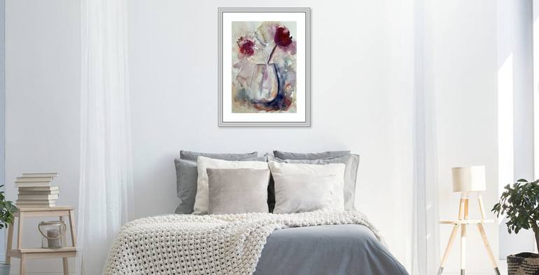 Original Contemporary Floral Painting by Gesa Reuter