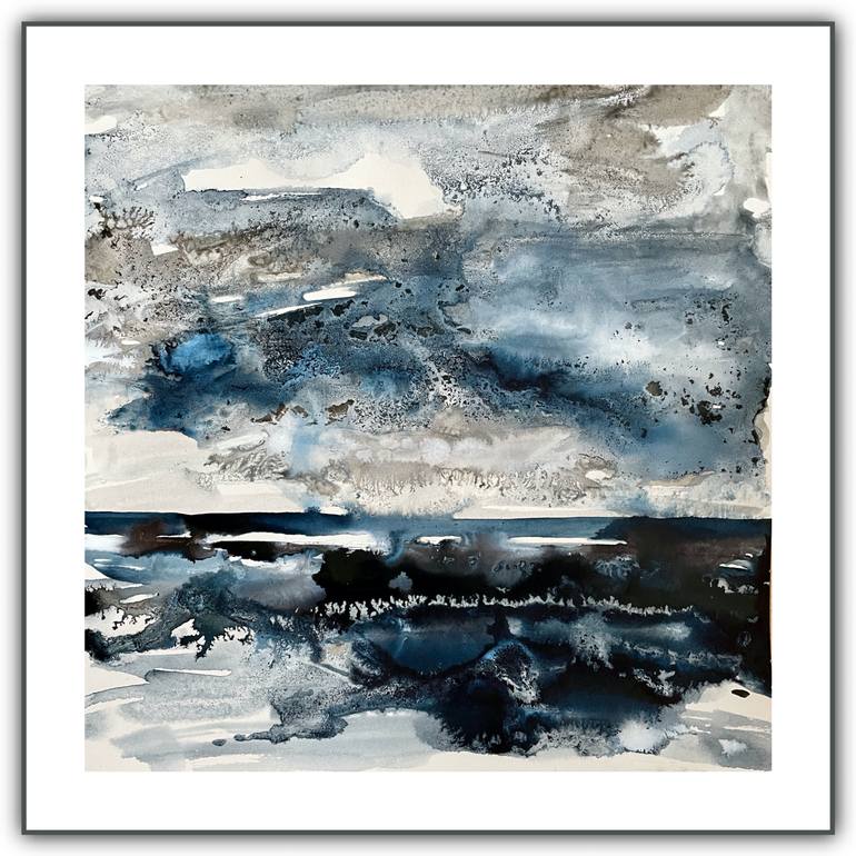 Original Abstract Expressionism Abstract Painting by Gesa Reuter