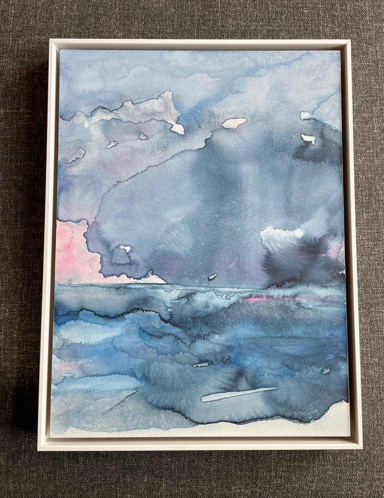 Original Abstract Landscape Painting by Gesa Reuter