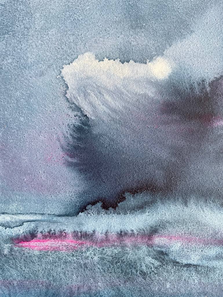 Original Abstract Landscape Painting by Gesa Reuter