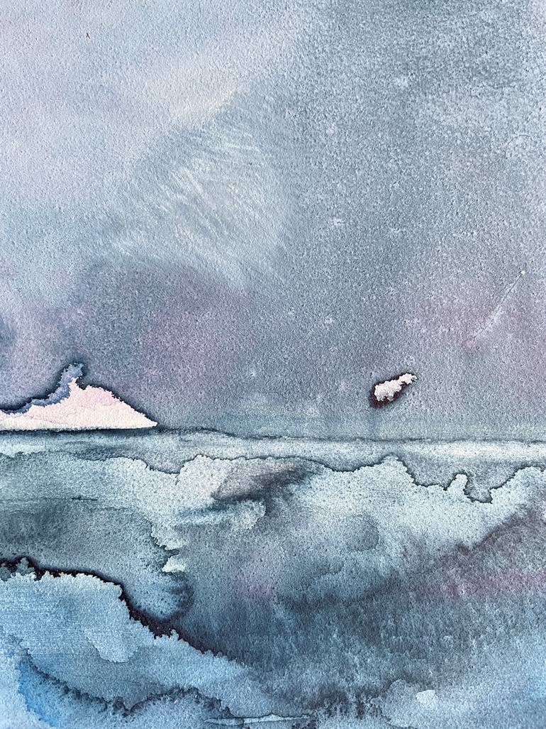 Original Abstract Landscape Painting by Gesa Reuter