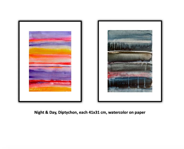 Original Abstract Expressionism Abstract Painting by Gesa Reuter