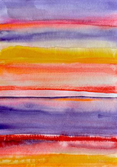 Original Abstract Expressionism Abstract Painting by Gesa Reuter