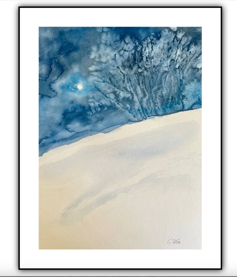 Original Modernism Landscape Painting by Gesa Reuter