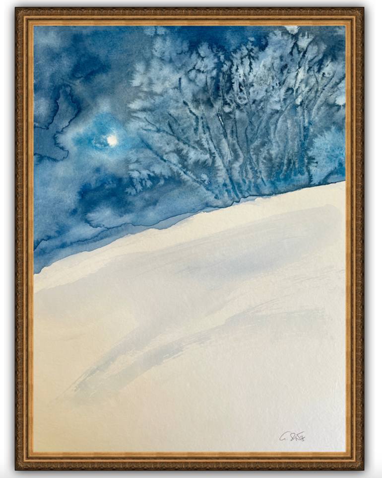 Original Modernism Landscape Painting by Gesa Reuter