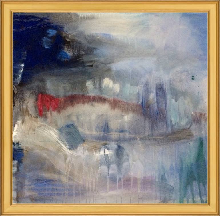 Original Abstract Expressionism Abstract Painting by Gesa Reuter