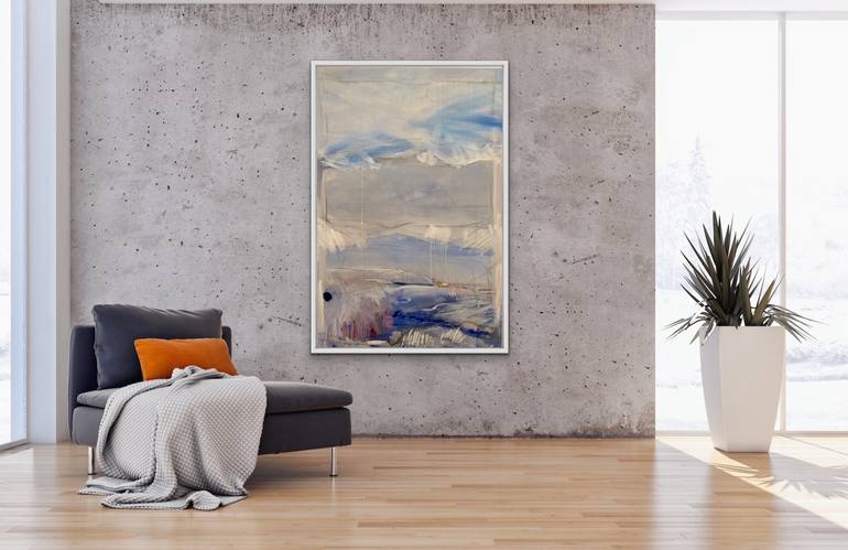 Original Abstract Seascape Painting by Gesa Reuter