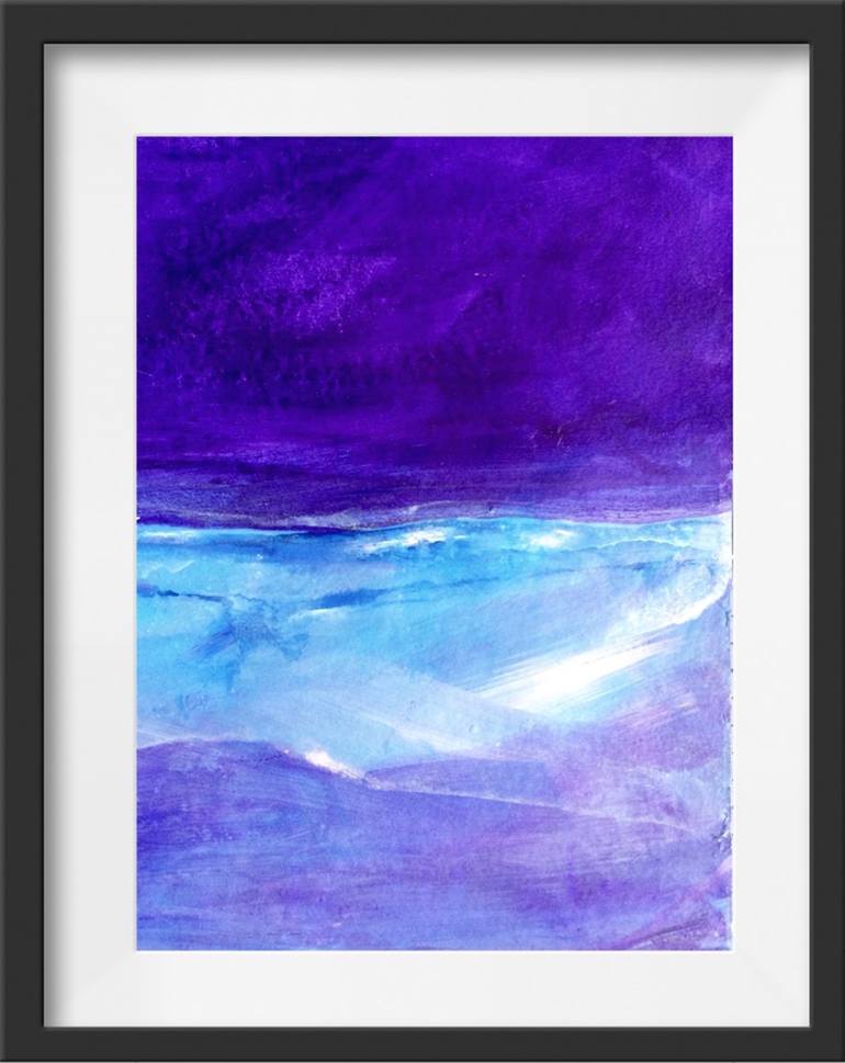 Original Abstract Seascape Painting by Gesa Reuter