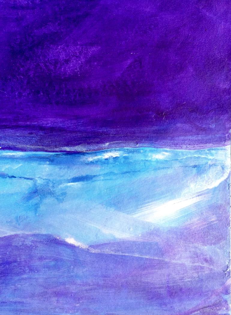 Original Abstract Seascape Painting by Gesa Reuter