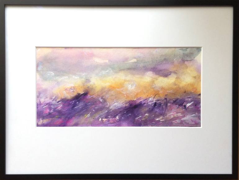 Original Abstract Landscape Painting by Gesa Reuter