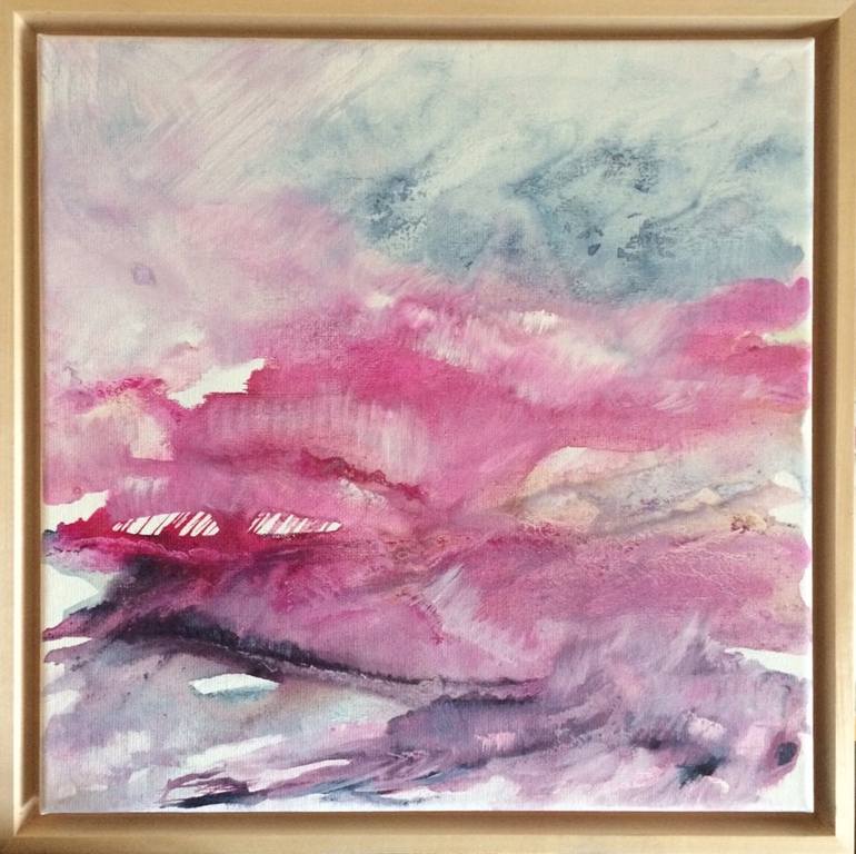 Original Abstract Landscape Painting by Gesa Reuter