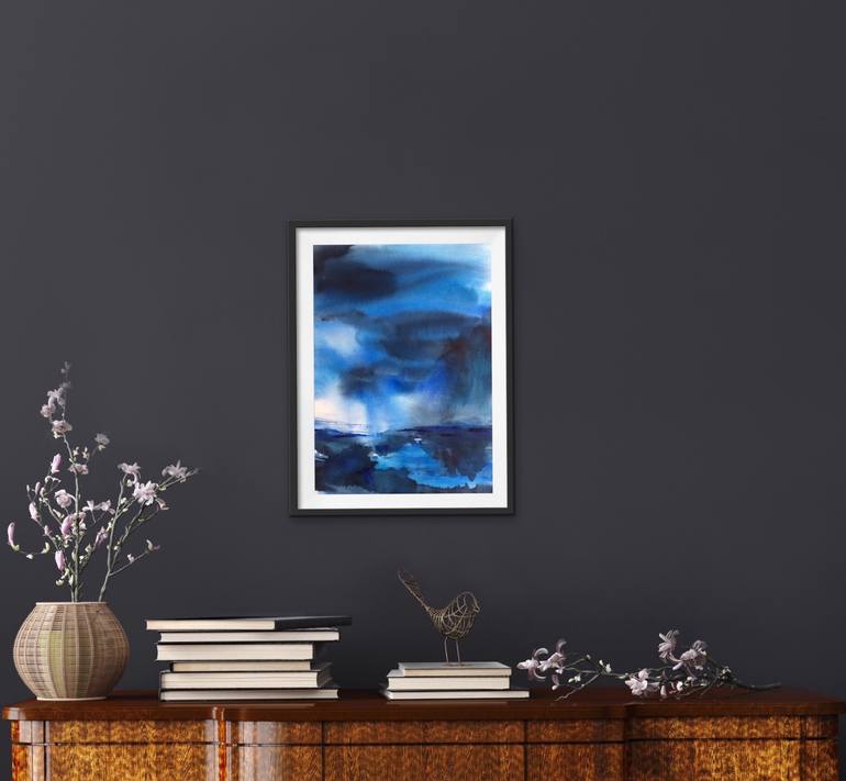Original Abstract Landscape Painting by Gesa Reuter