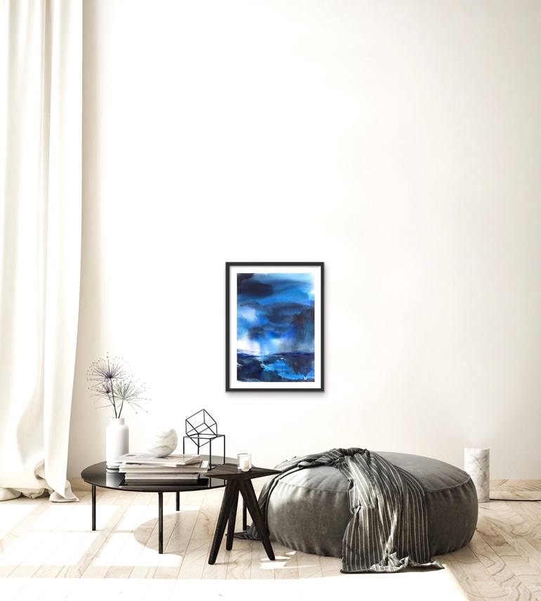 Original Abstract Landscape Painting by Gesa Reuter