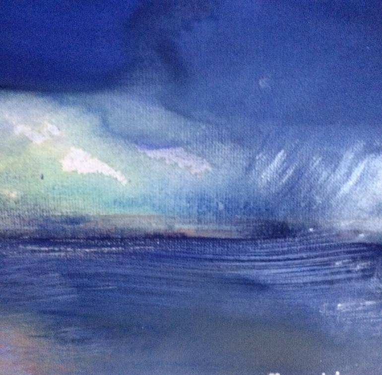 Original Abstract Seascape Painting by Gesa Reuter