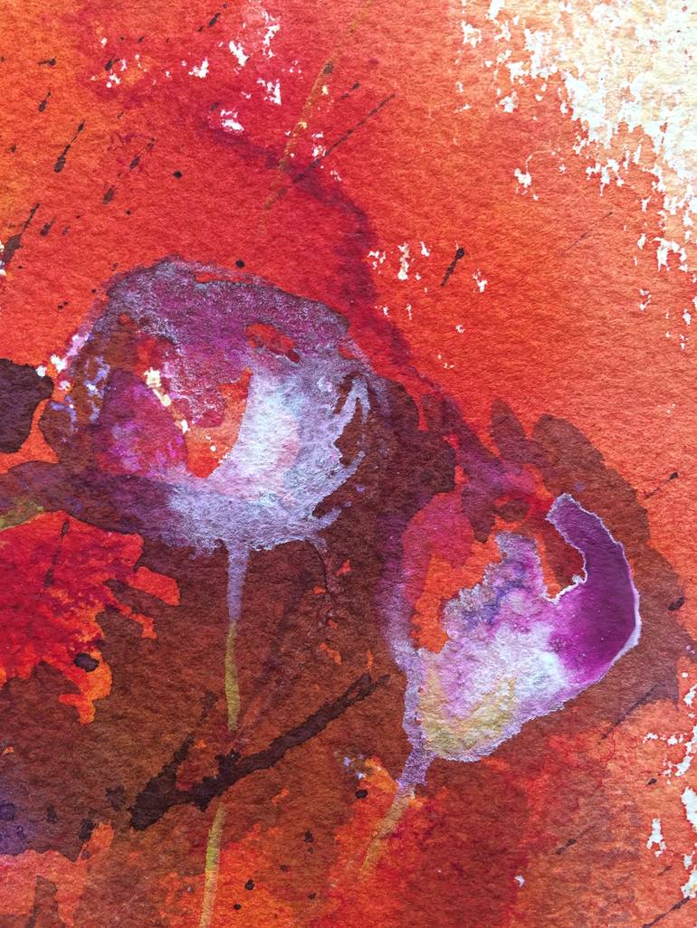 Original Floral Painting by Gesa Reuter