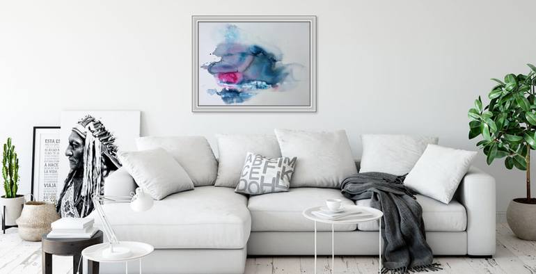 Original Abstract Expressionism Abstract Painting by Gesa Reuter