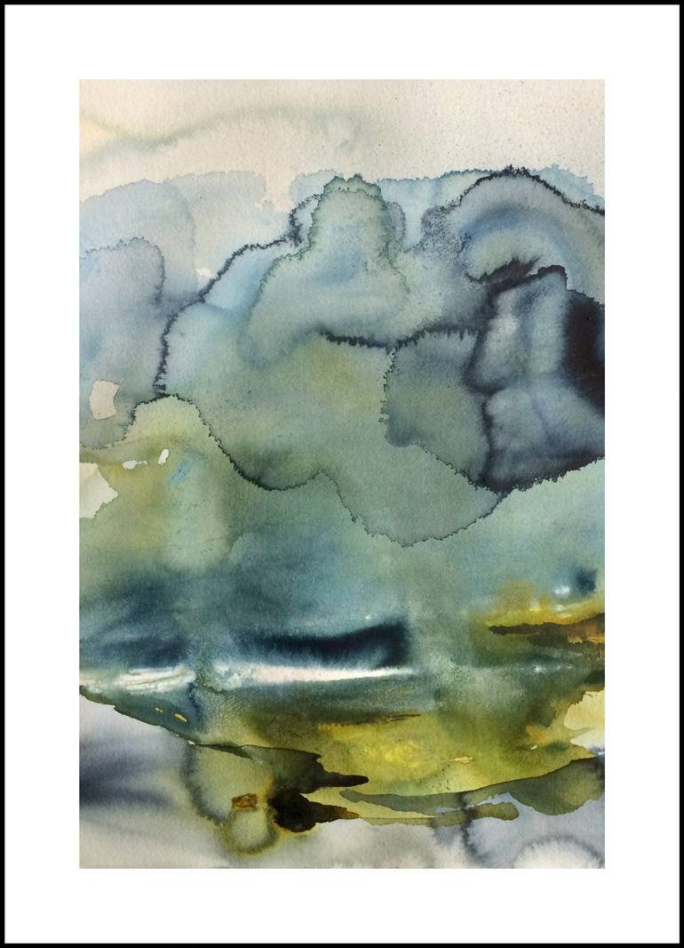 Counting Clouds Painting by Gesa Reuter | Saatchi Art
