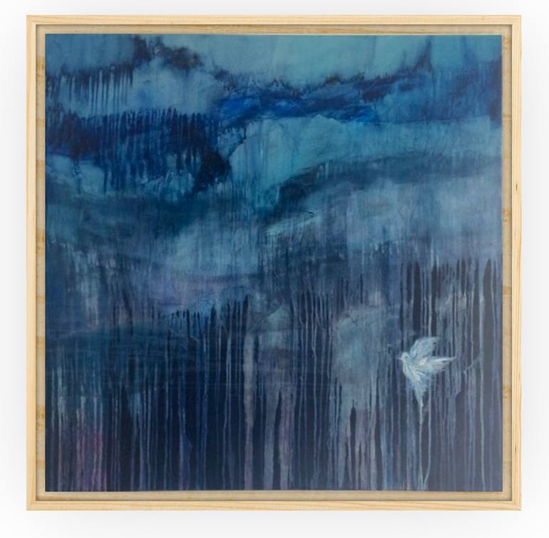 Original Abstract Animal Painting by Gesa Reuter
