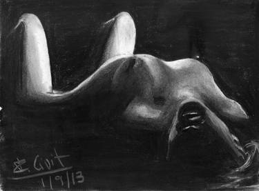 Print of Realism Nude Drawings by Eduard Civit