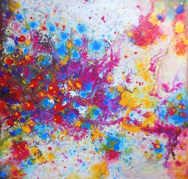 Original Abstract Painting by Subhash Wagh