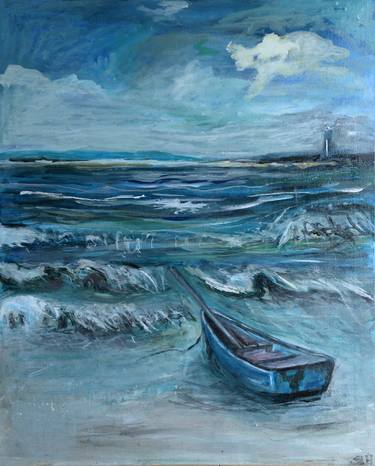 Original Expressionism Seascape Paintings by Sara Holden