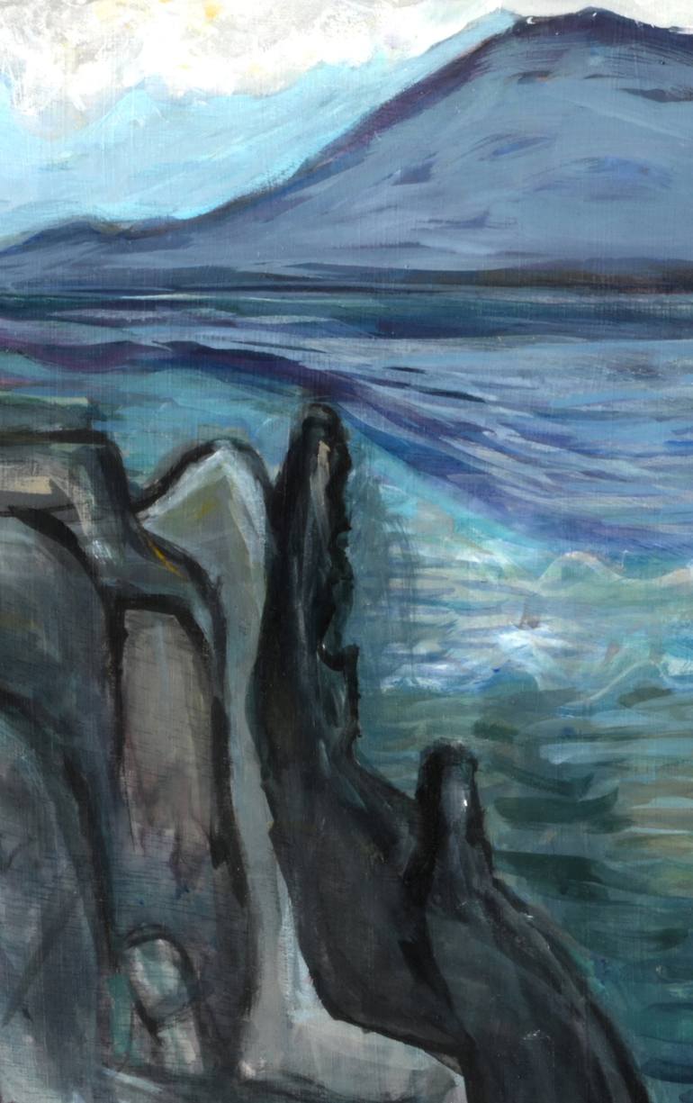 Original Contemporary Seascape Painting by Sara Holden