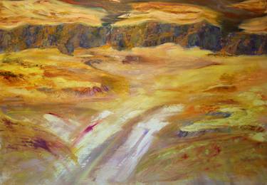 Print of Expressionism Landscape Paintings by SKULL t