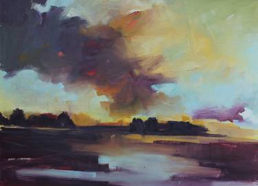 Print of Abstract Landscape Paintings by Megan Jefferson