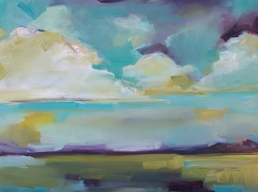 Original Abstract Landscape Paintings by Megan Jefferson