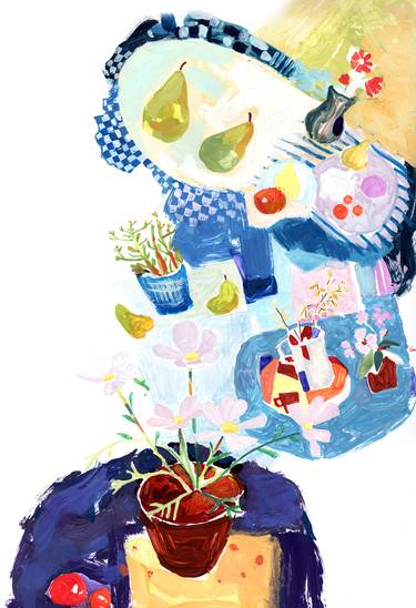 Print of Still Life Paintings by Adriana Gajos