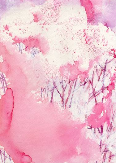 Print of Abstract Expressionism Nature Paintings by Adriana Gajos