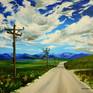 The Road to Lost Creek Painting by Jennifer Doehring | Saatchi Art