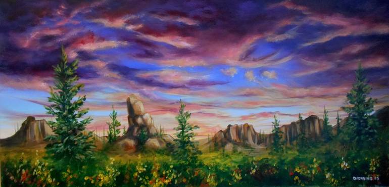 Lost Creek Wilderness Painting by Jennifer Doehring | Saatchi Art