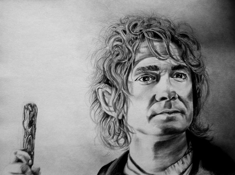 Bilbo Baggins Drawing by Jennifer Doehring Saatchi Art