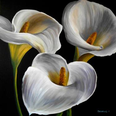 Original Fine Art Floral Paintings by Jennifer Doehring