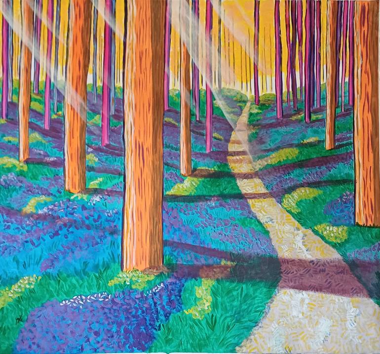 Print of Contemporary Landscape Paintings by Gerardo La Porta