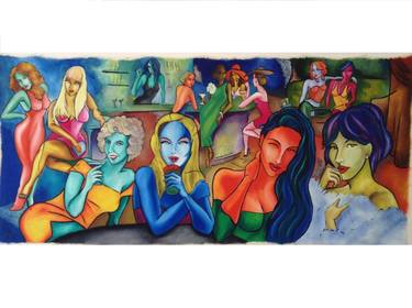 Print of Abstract Fashion Paintings by Gerardo La Porta