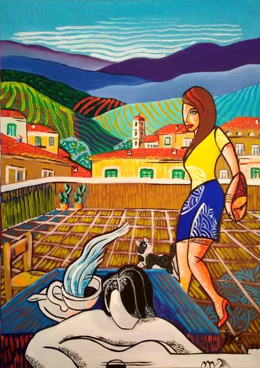 Print of Figurative Landscape Paintings by Gerardo La Porta