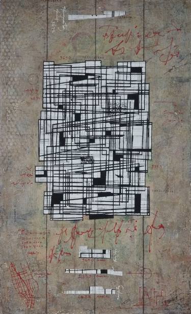 Original Abstract Places Drawings by Lucienne Smit