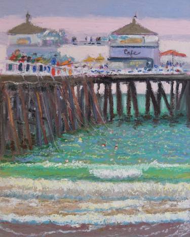 Original Contemporary Beach Paintings by Lisa Mahony