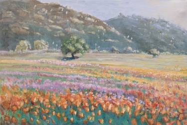 Original Impressionism Botanic Painting by Lisa Mahony