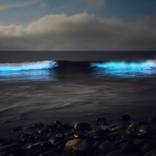 Bioluminescent Waves - Limited Edition of 12 by Deniz Hotamisligil