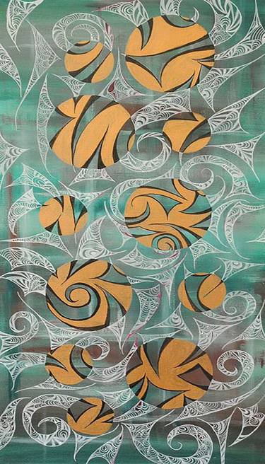 Print of Expressionism Patterns Paintings by Michaela Miller