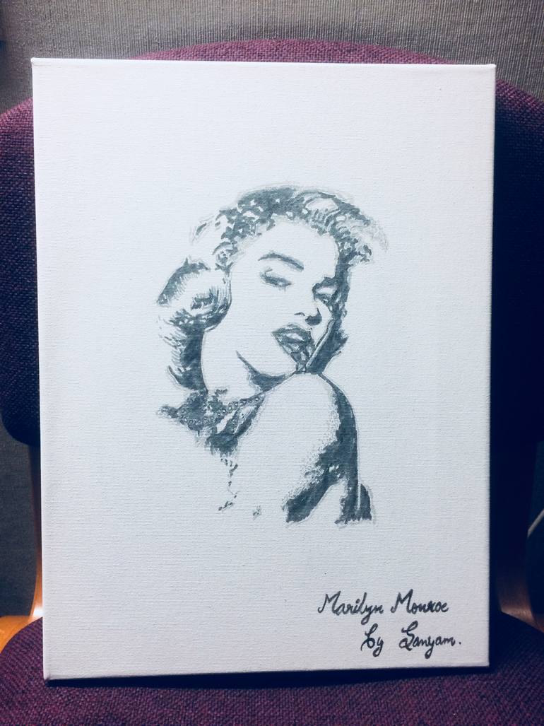 Original Abstract Pop Culture/Celebrity Drawing by Sanyam Sood