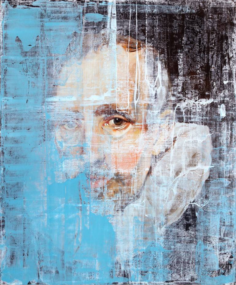 Original Contemporary Portrait Painting by Guido Natella