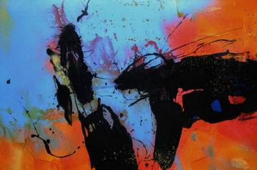Original Abstract Expressionism Abstract Paintings by Richard Turcotte