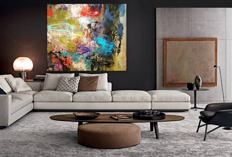 Original Abstract Painting by Anna  Teresa Spagnuolo